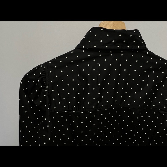WHBM polka dot dotted shirt dress, 0 - Picture 10 of 16